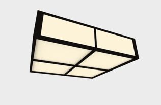 探索东方美学 中式风格吸顶灯3D模型设计解析